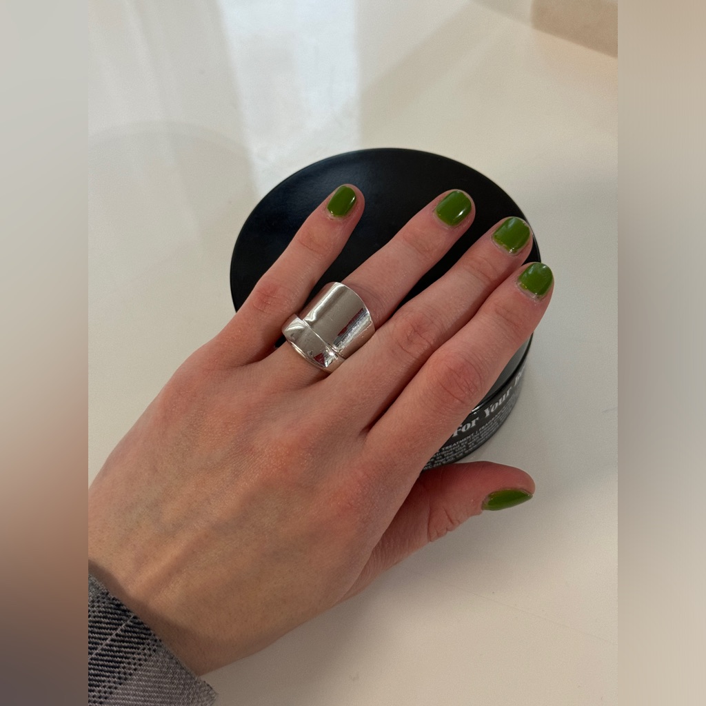 Jennifer Fisher Ring Silver Plated Size 6 155$